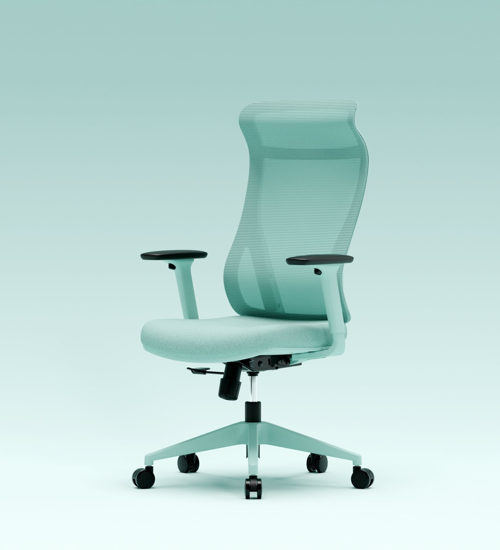 The Novice Premium Ergonomic Chair In Ice Green The Novice Premium Ergonomic Chair In Ice Green