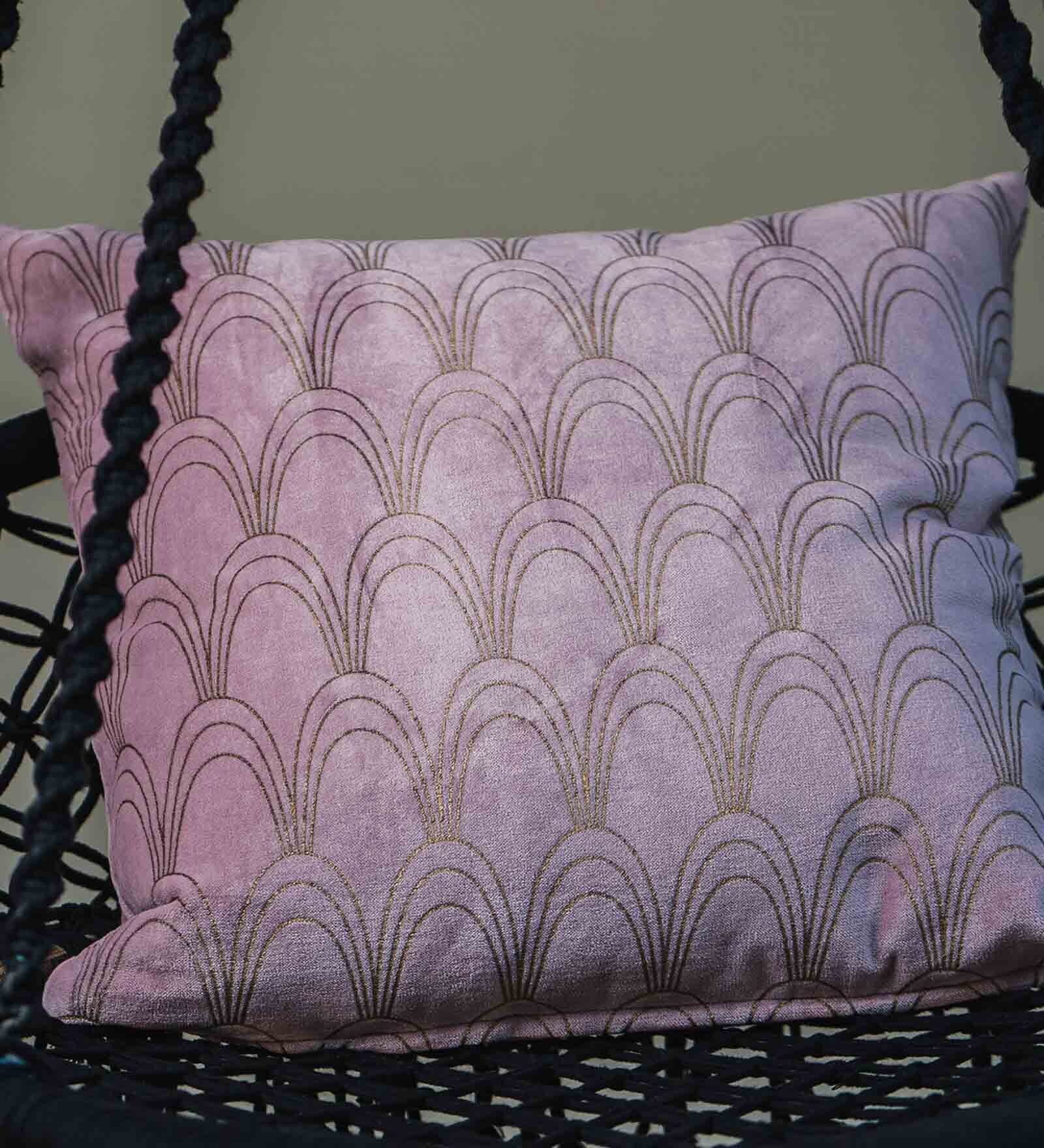 Red - Cotton Pochampally Ikat Cushion Cover 18