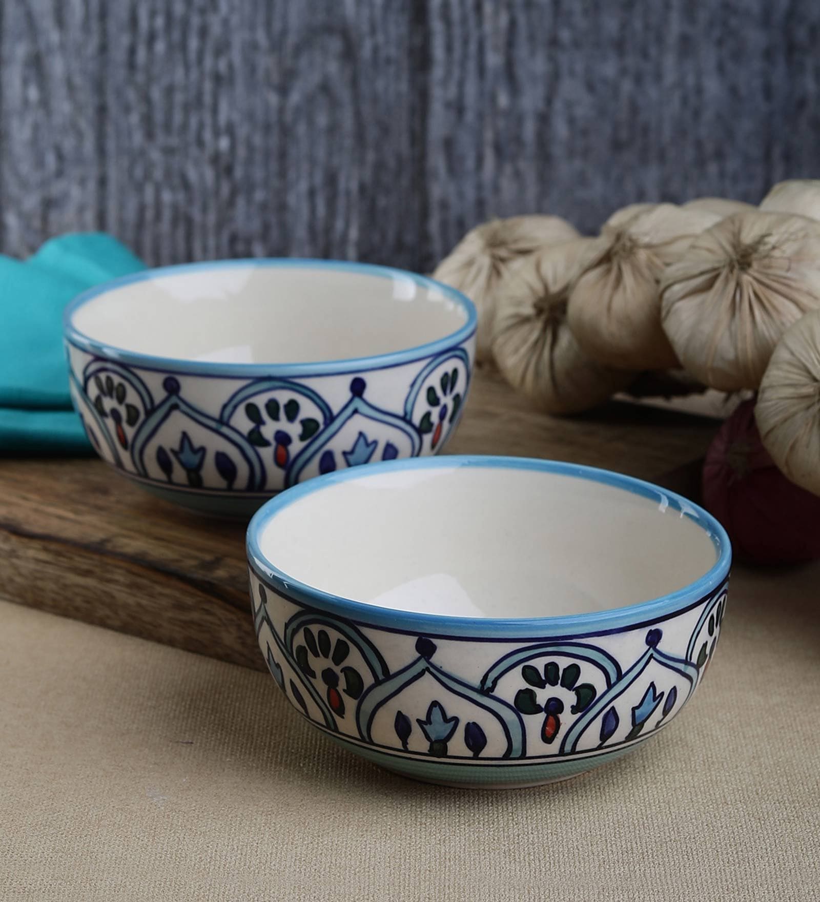 500 ML Ceramic Serving Bowls Set of 2