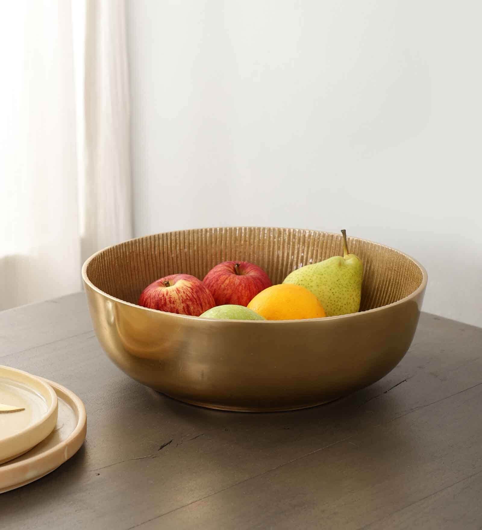 The Shining Gold Accent Circular Bowl