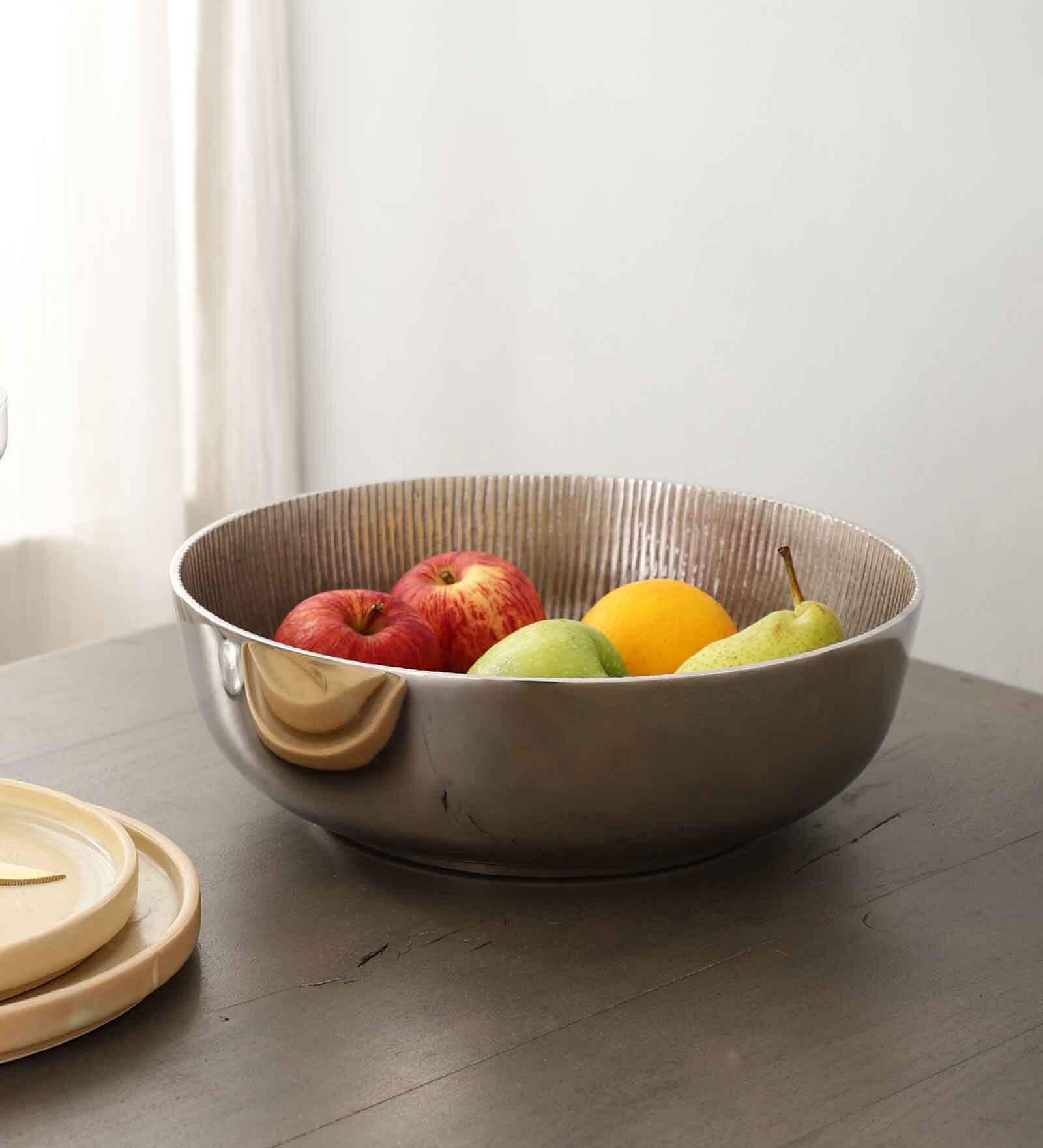 The Shining Silver Accent Circular Bowl