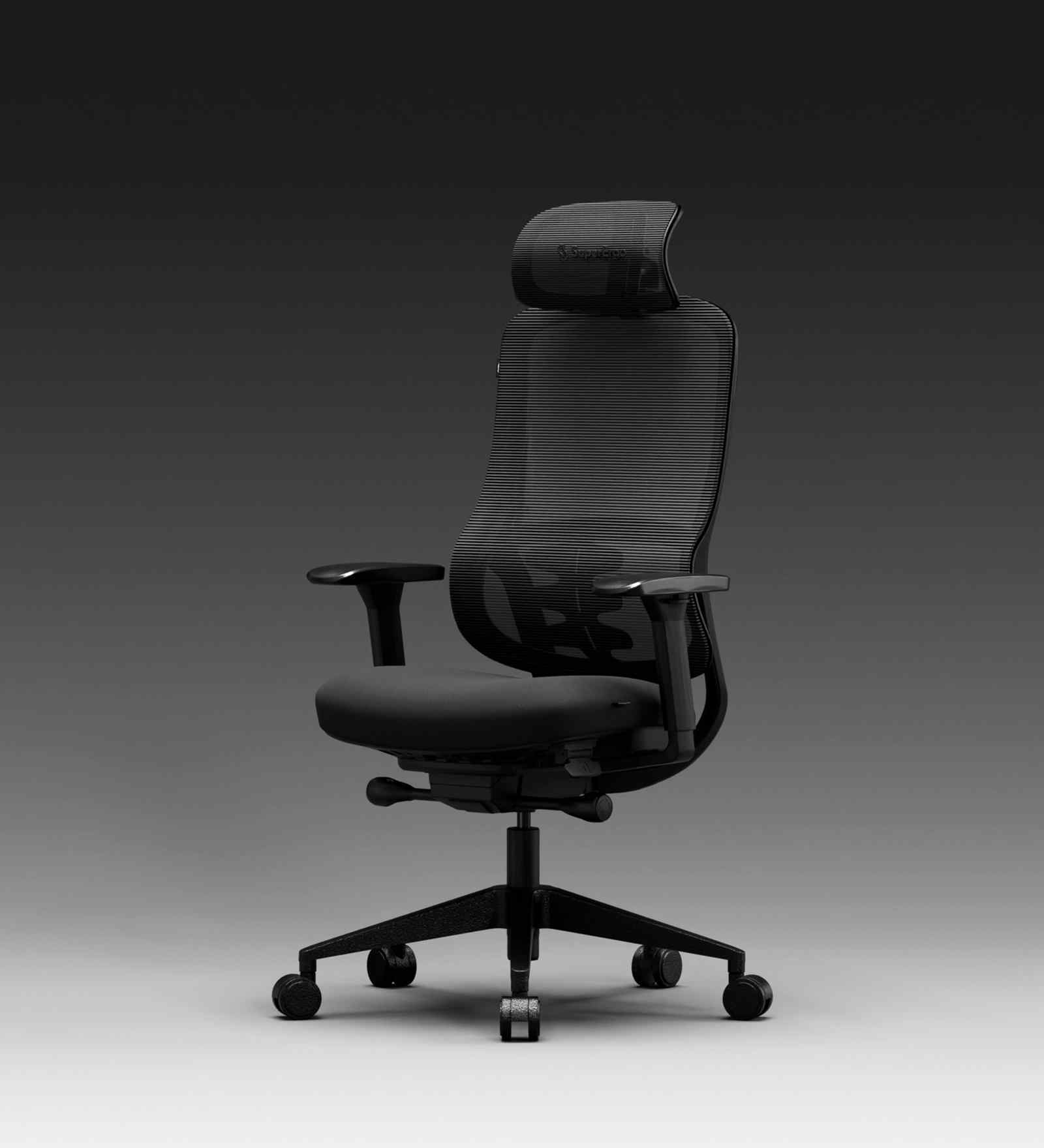 The Specialist Premium Ergonomic Chair In True Black Colour