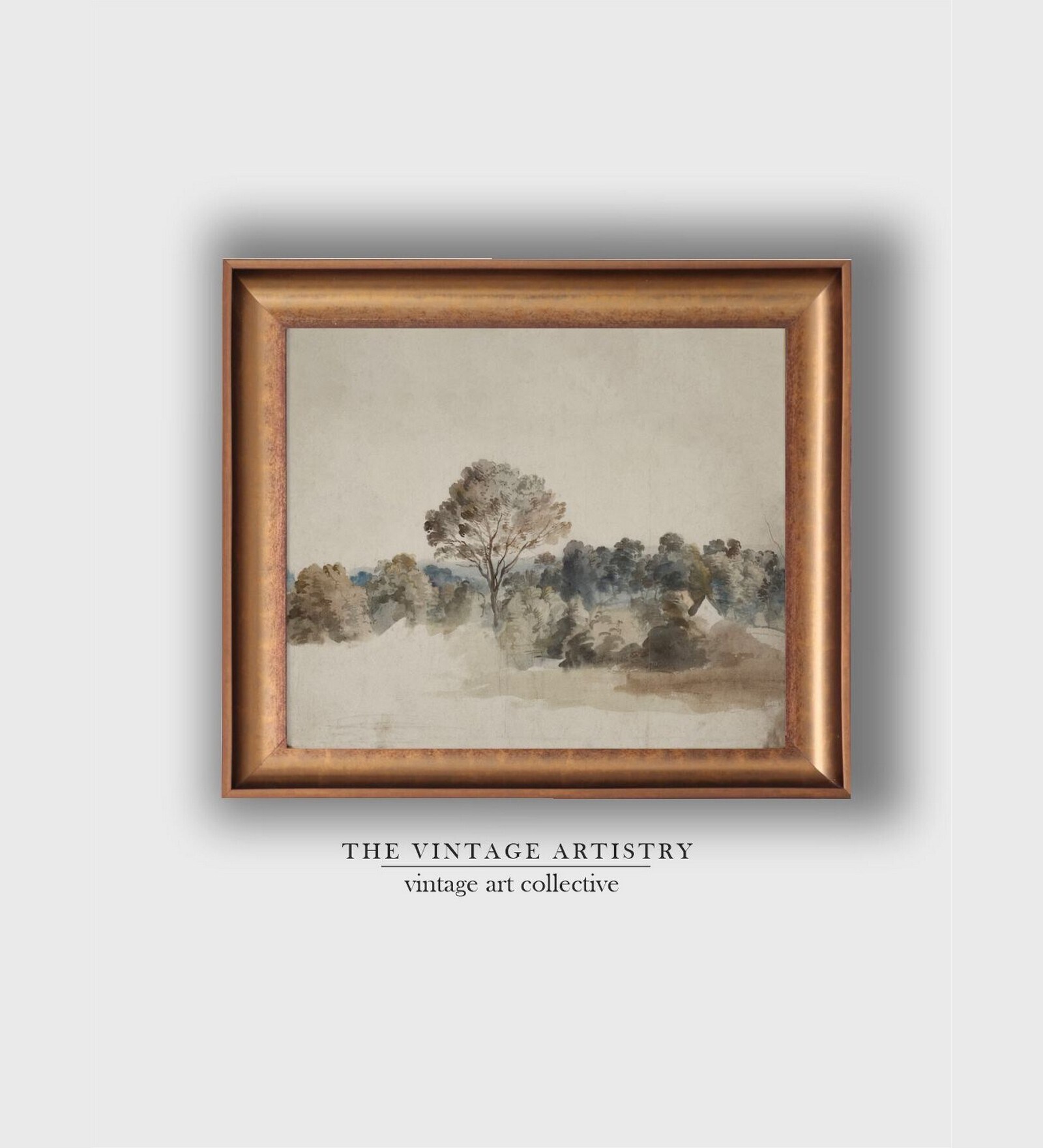 The Vintage Artistry Beige Farmhouse Wall Art