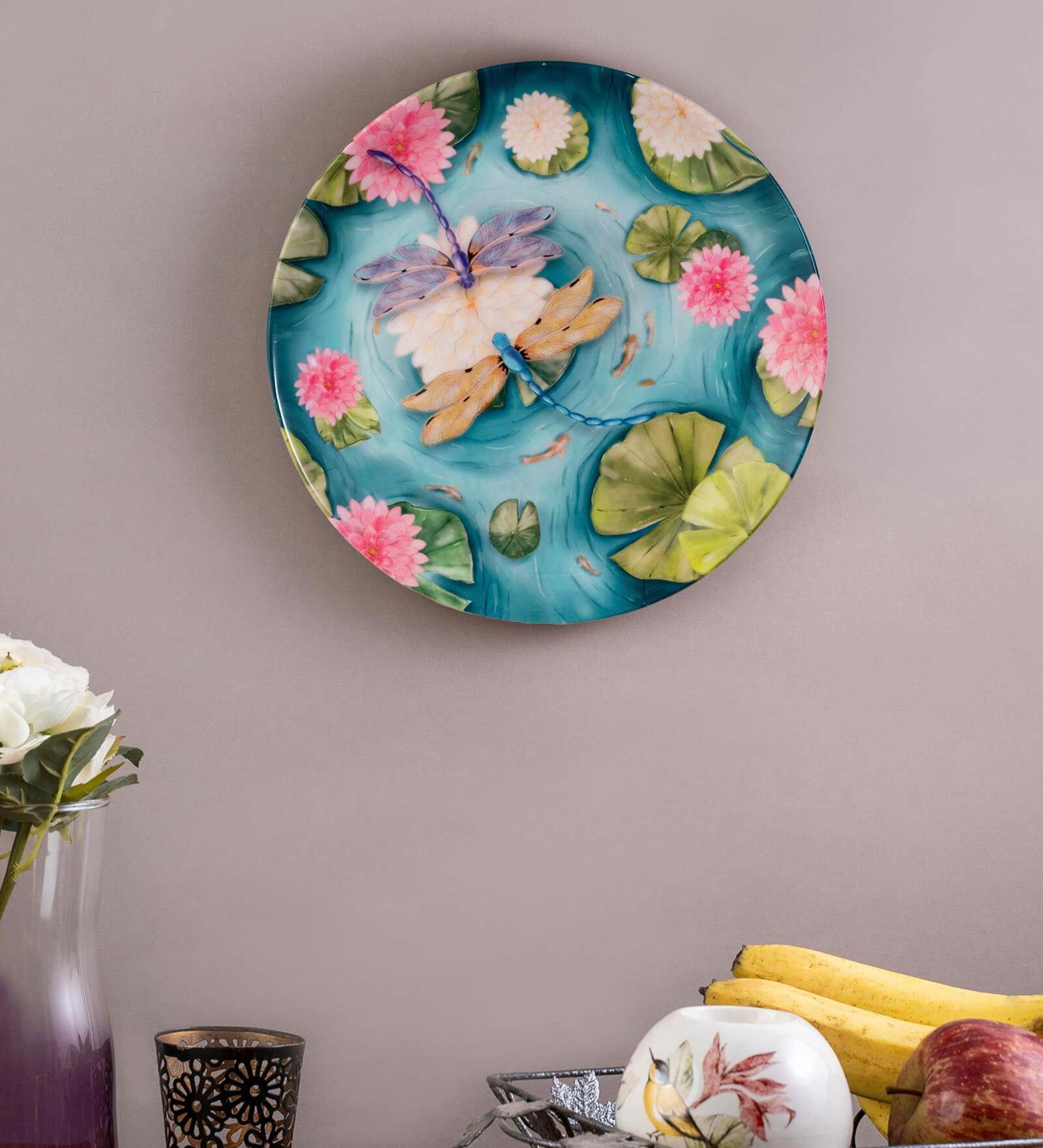 The Water Tale Of Dragonflies Decorative Wall Plates