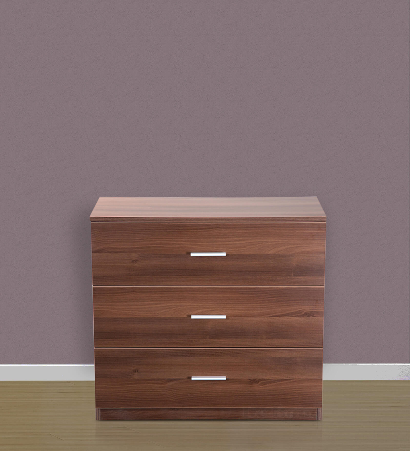 Buy Three Drawers Chester in Acacia Dark Matt Finish by Debono Online