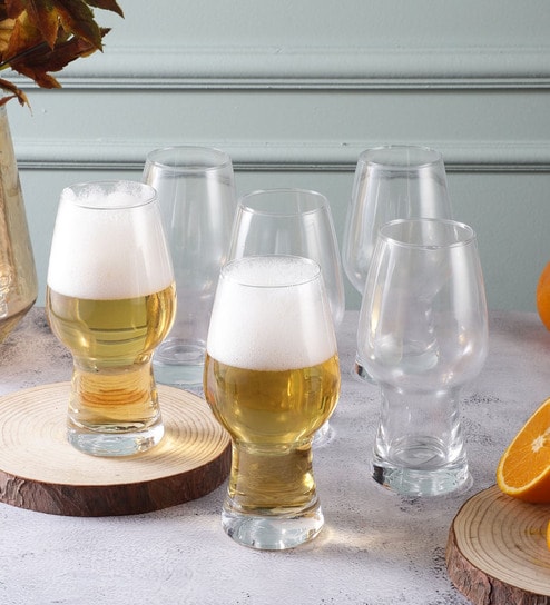 Stout Beer Glass 400 ML (Set of 6) Beer Glasses