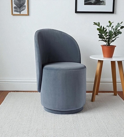 Elowen Harmony Lounge Chair In Blue Colour