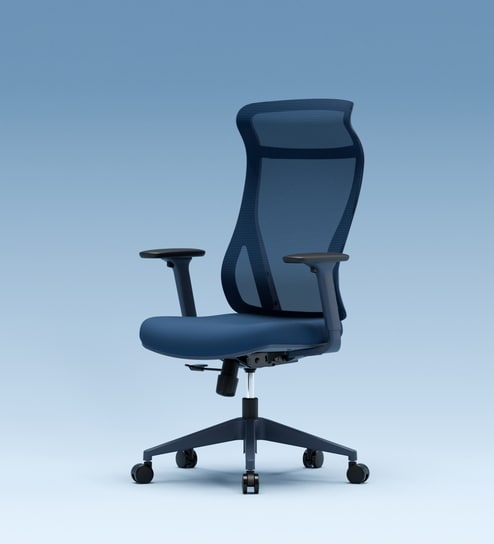 The Novice Premium Ergonomic Chair In Florence Blue
