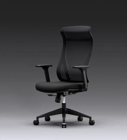 The Novice Premium Ergonomic Chair In True Black