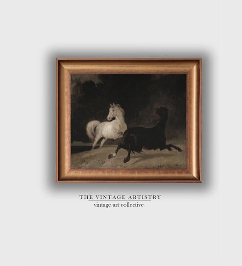 The Vintage Artistry Blackhorse Painting Wall Art