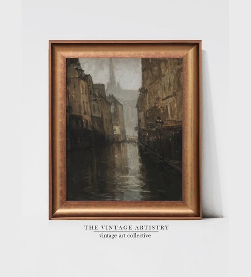 The Vintage Artistry Brown & Black Dark Wall Art