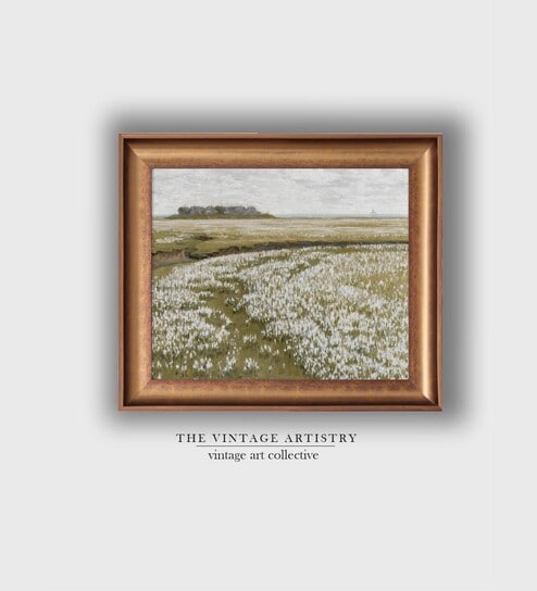 The Vintage Artistry Green Spring Meadow Wall Art