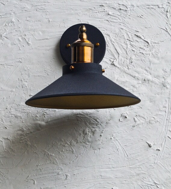 Buy Walter Black Metal Wall Sconces by The Black Steel Online Novelty