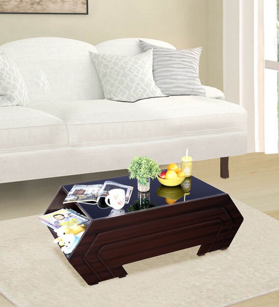 pepperfry glass center table