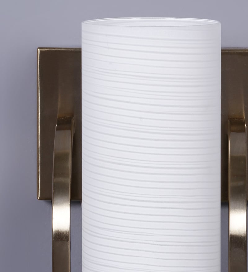 Buy White Glass Wall Light By Kapoor E Illuminations Online Uplight Wall Lamps Lamps and