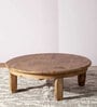 Thal Solid Wood Coffee Table In Natural Colour