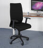 Thames Fabric Ergonomic Chair in Jet Black Colour