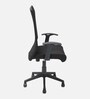 Thames Fabric Ergonomic Chair in Jet Black Colour