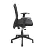 Thames Fabric Ergonomic Chair in Black Colour