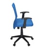 Thames Fabric Ergonomic Chair in Blue Colour