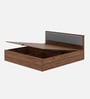 Thames Queen Bed in Planked Walnut And Grey Finish Thames Queen Bed in Planked Walnut And Grey Finish
