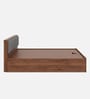 Thames Queen Bed in Planked Walnut And Grey Finish Thames Queen Bed in Planked Walnut And Grey Finish