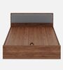 Thames Queen Bed in Planked Walnut And Grey Finish Thames Queen Bed in Planked Walnut And Grey Finish