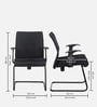 Thames Visitor Chair In Black Colour Thames Visitor Chair In Black Colour
