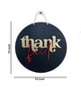 Thankful Black MDF Wall Art