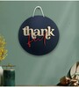 Thankful Black MDF Wall Art