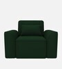 Thanos Velvet 1 Seater Sofa in Bottle Green Colour
