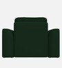 Thanos Velvet 1 Seater Sofa in Bottle Green Colour