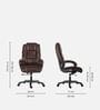 Thar Leatherette Executive Chair in Brown Colour