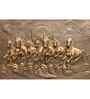 The 7 Horses 3D Relief Wall Mural