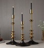 The Aristea Candle Holders Set Of 2 Gold