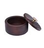 The Artisan's Stripes-Trinket Brown Small Storage Continer