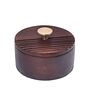 The Artisan's Stripes-Trinket Brown Small Storage Continer
