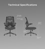 The Associate Mid Back Premium Ergonimic Chair In Lunar Grey Colour