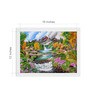 The Beauty Of A Village Handmade Acrylic Paint On Canvas Unframed