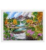 The Beauty Of A Village Handmade Acrylic Paint On Canvas Unframed