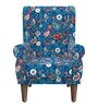 The Fabric Wing Chair In India Paisleys Design Multicolor Colour