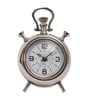 The Belvedere Table Clock Silver