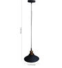 Bello Harvey Black Metal Hanging Light