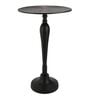The Carla Metal End Table In Black Colour