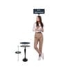 The Carla Metal End Table In Black Colour