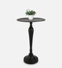The Carla Metal End Table In Black Colour