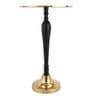 The Carla Metal End Table In Gold & Black Colour