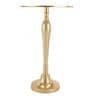The Carla Metal End Table In Gold Colour