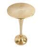 The Carla Metal End Table In Gold Colour