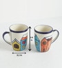 Snowy Town  Ceramic 300ml (Set of 2) Coffee Mug